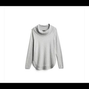 Ece Cowl Neck Curved Hem Pullover